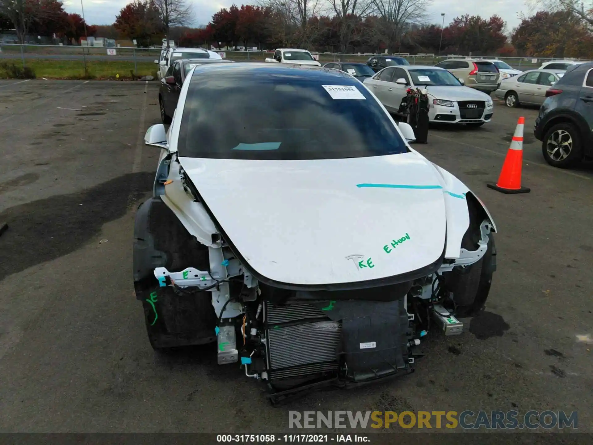 6 Photograph of a damaged car 5YJ3E1EA0KF485573 TESLA MODEL 3 2019