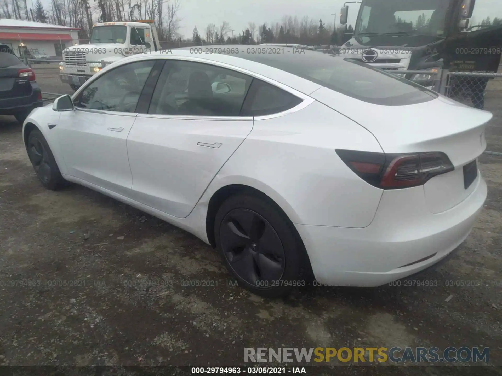 3 Photograph of a damaged car 5YJ3E1EA0KF485816 TESLA MODEL 3 2019