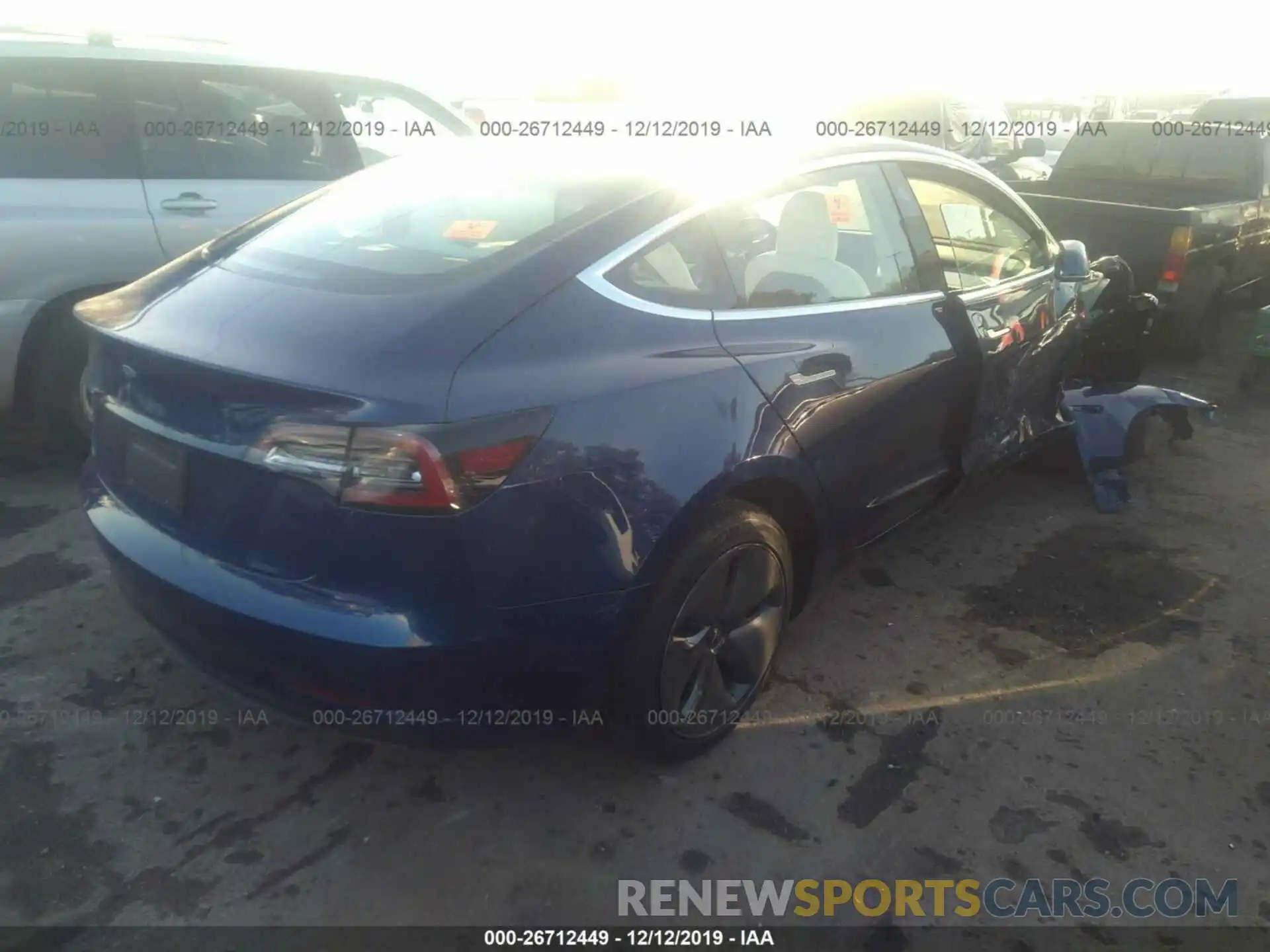 4 Photograph of a damaged car 5YJ3E1EA0KF486061 TESLA MODEL 3 2019