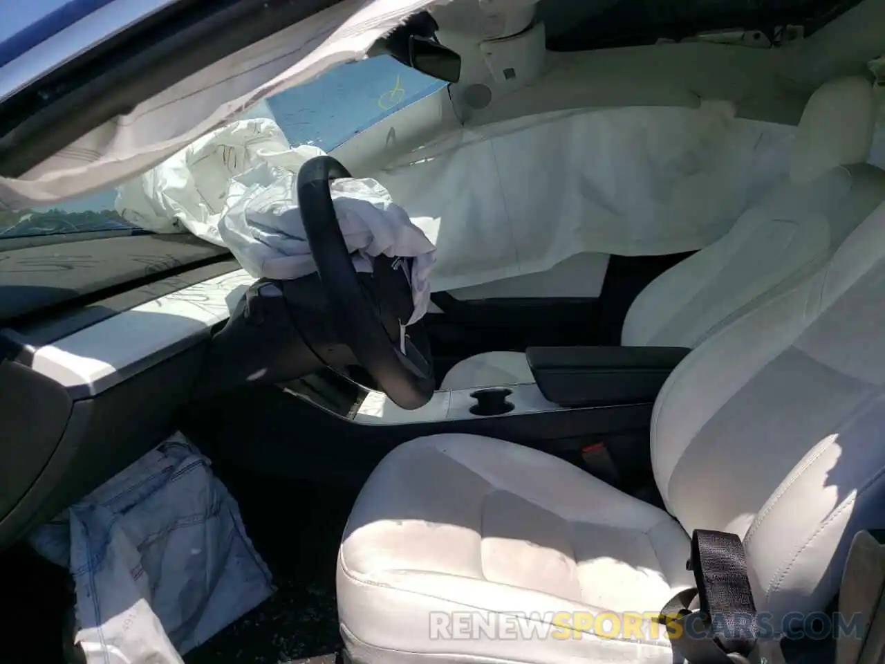 5 Photograph of a damaged car 5YJ3E1EA0KF486142 TESLA MODEL 3 2019