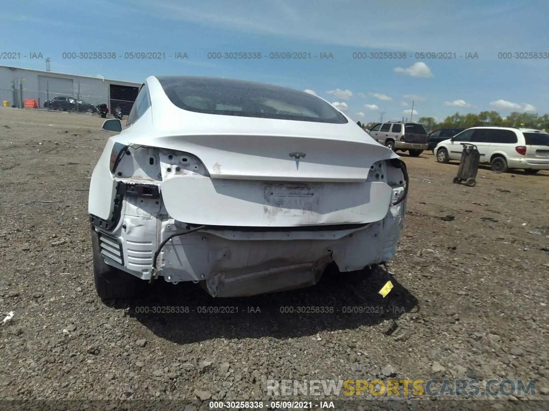 6 Photograph of a damaged car 5YJ3E1EA0KF486240 TESLA MODEL 3 2019