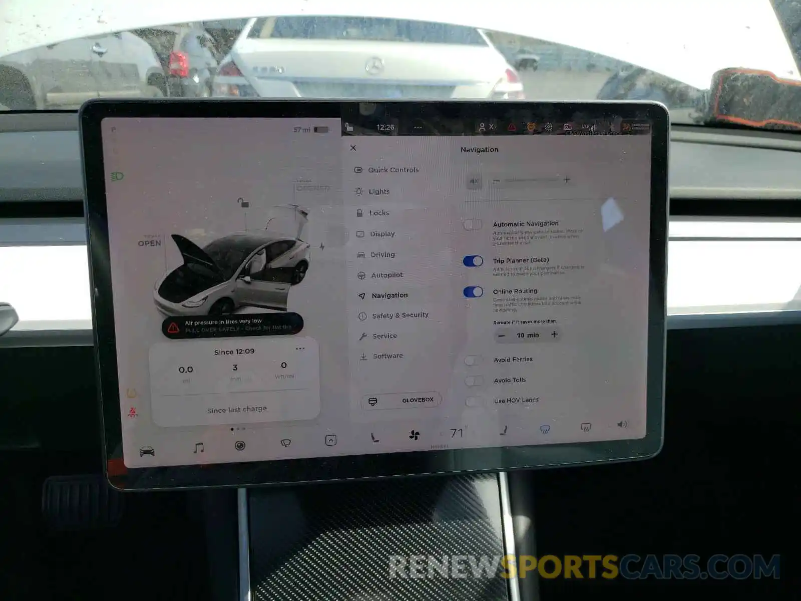 8 Photograph of a damaged car 5YJ3E1EA0KF486514 TESLA MODEL 3 2019