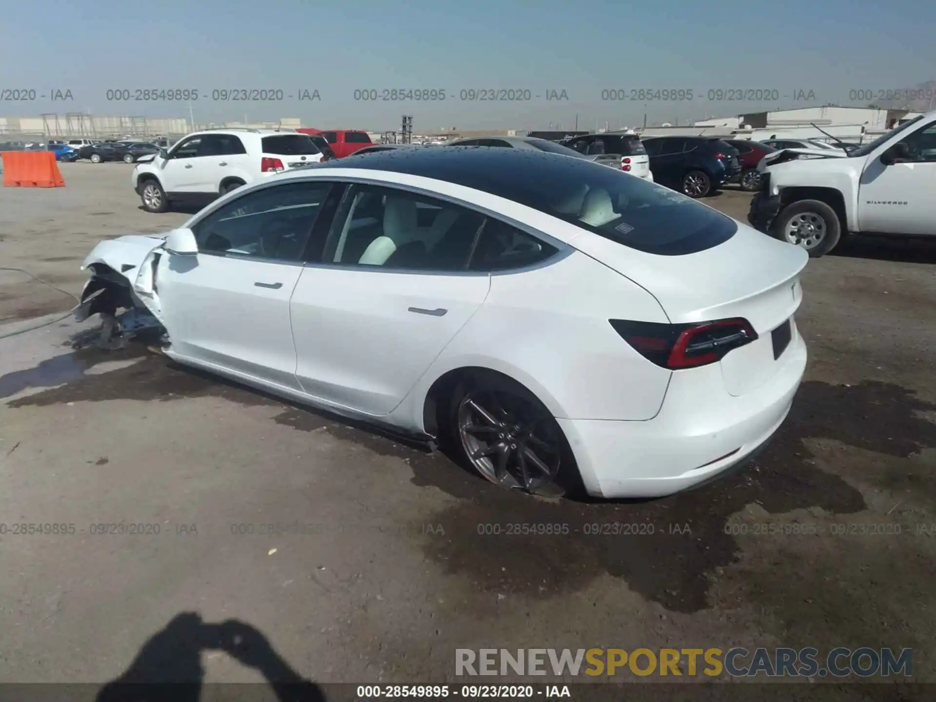 3 Photograph of a damaged car 5YJ3E1EA0KF509211 TESLA MODEL 3 2019