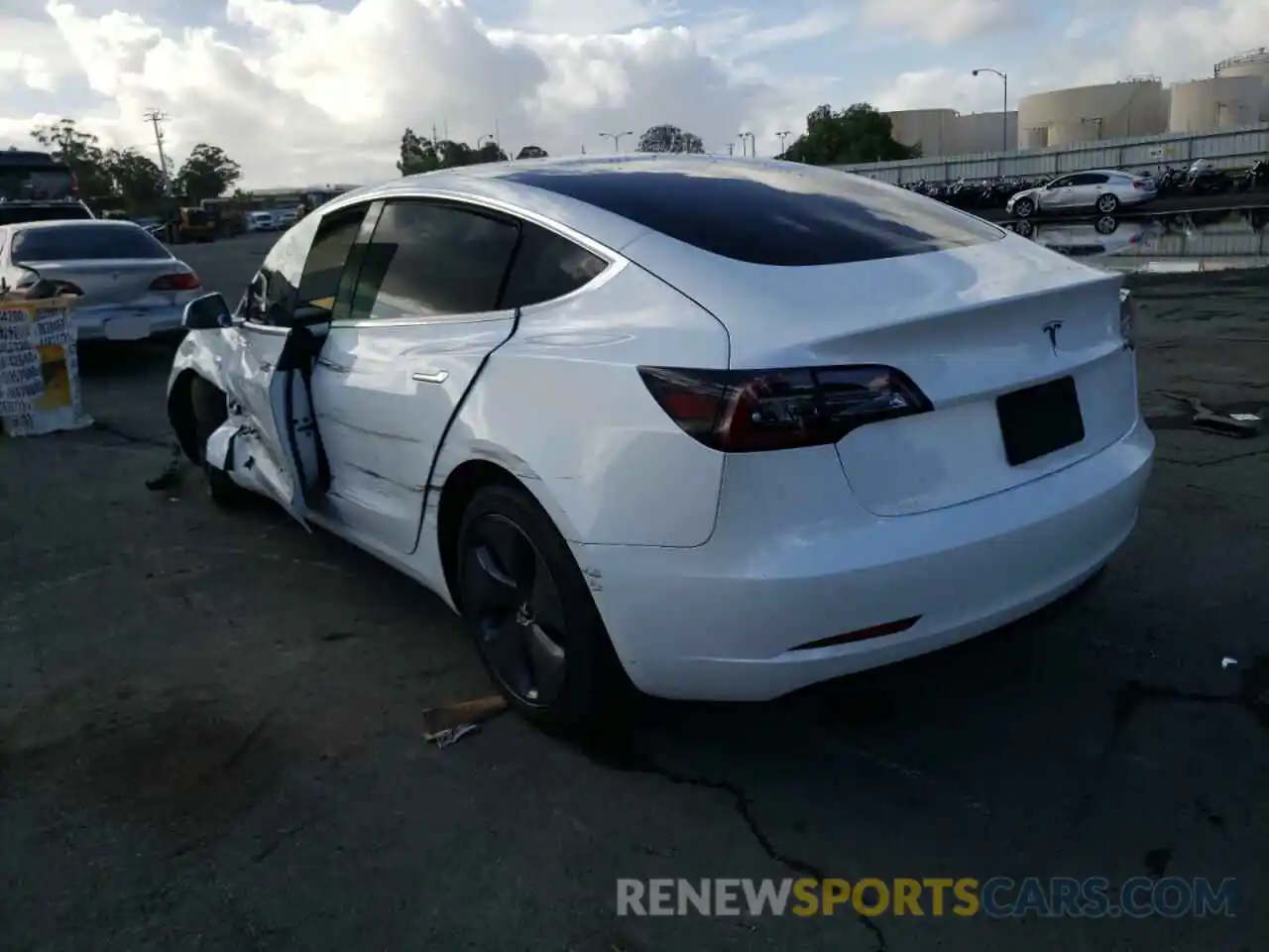 3 Photograph of a damaged car 5YJ3E1EA0KF509578 TESLA MODEL 3 2019