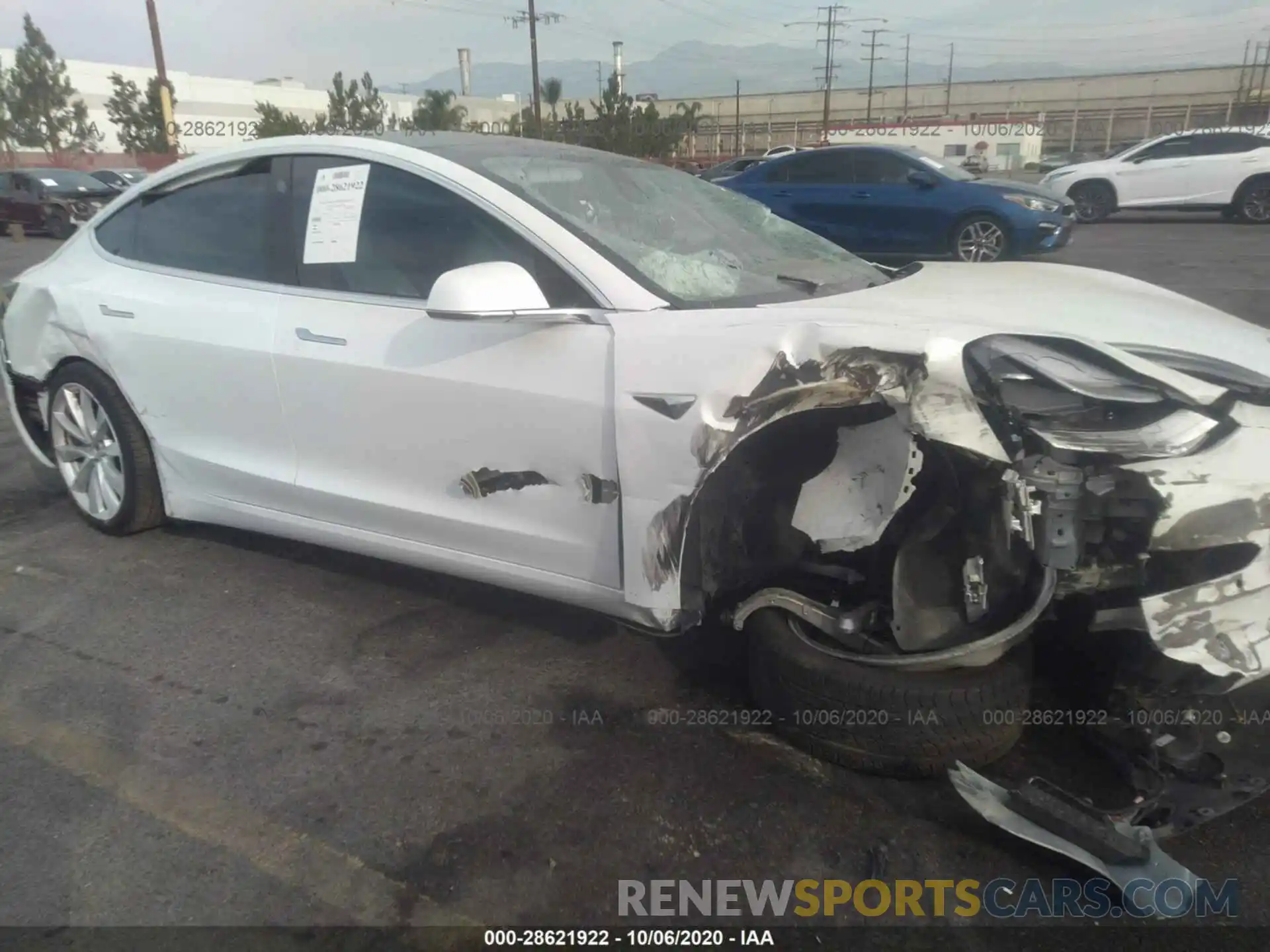 6 Photograph of a damaged car 5YJ3E1EA0KF509841 TESLA MODEL 3 2019