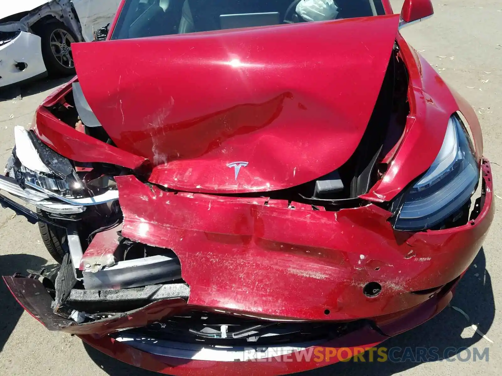 7 Photograph of a damaged car 5YJ3E1EA0KF536893 TESLA MODEL 3 2019