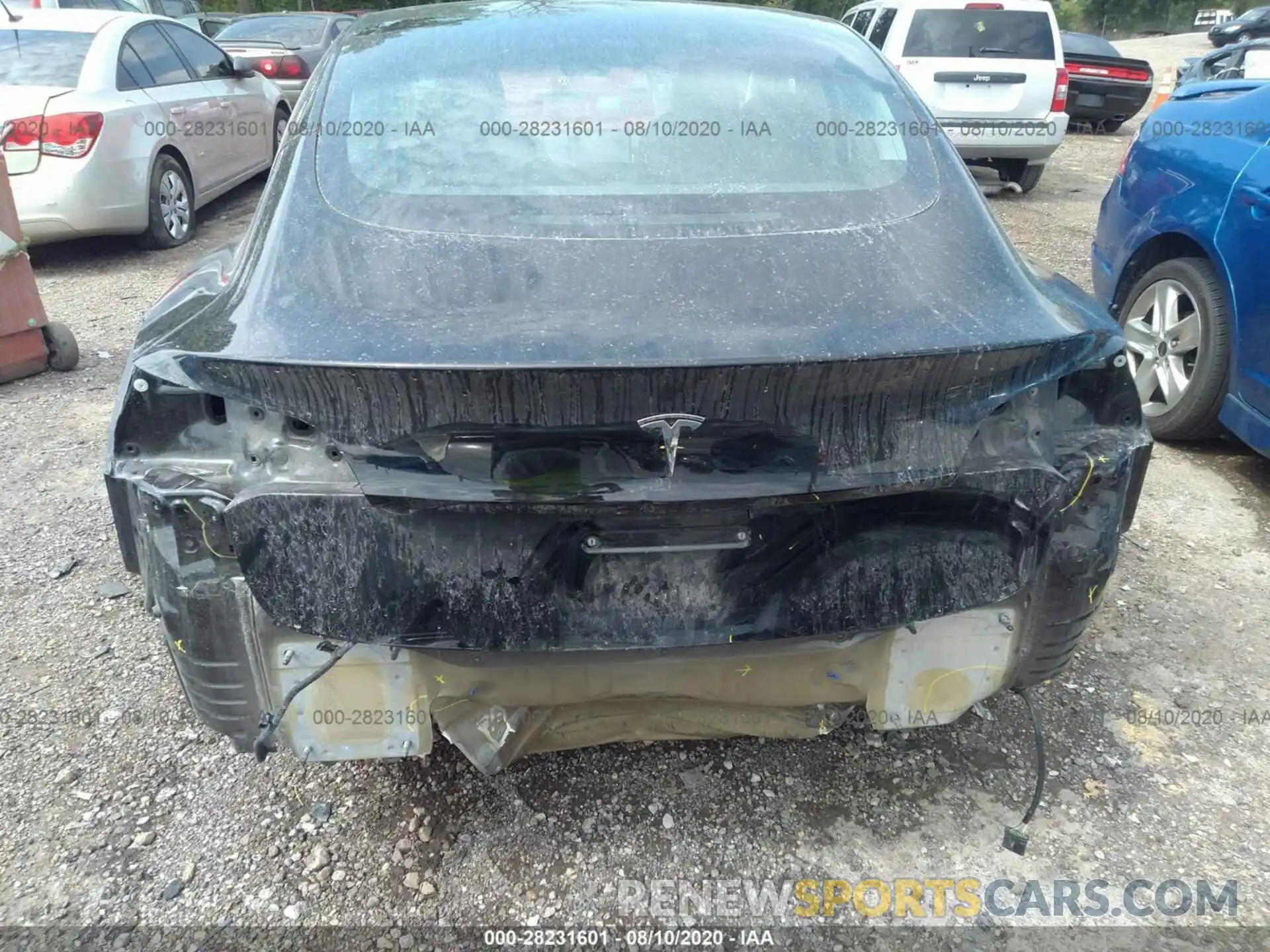 6 Photograph of a damaged car 5YJ3E1EA1KF193043 TESLA MODEL 3 2019