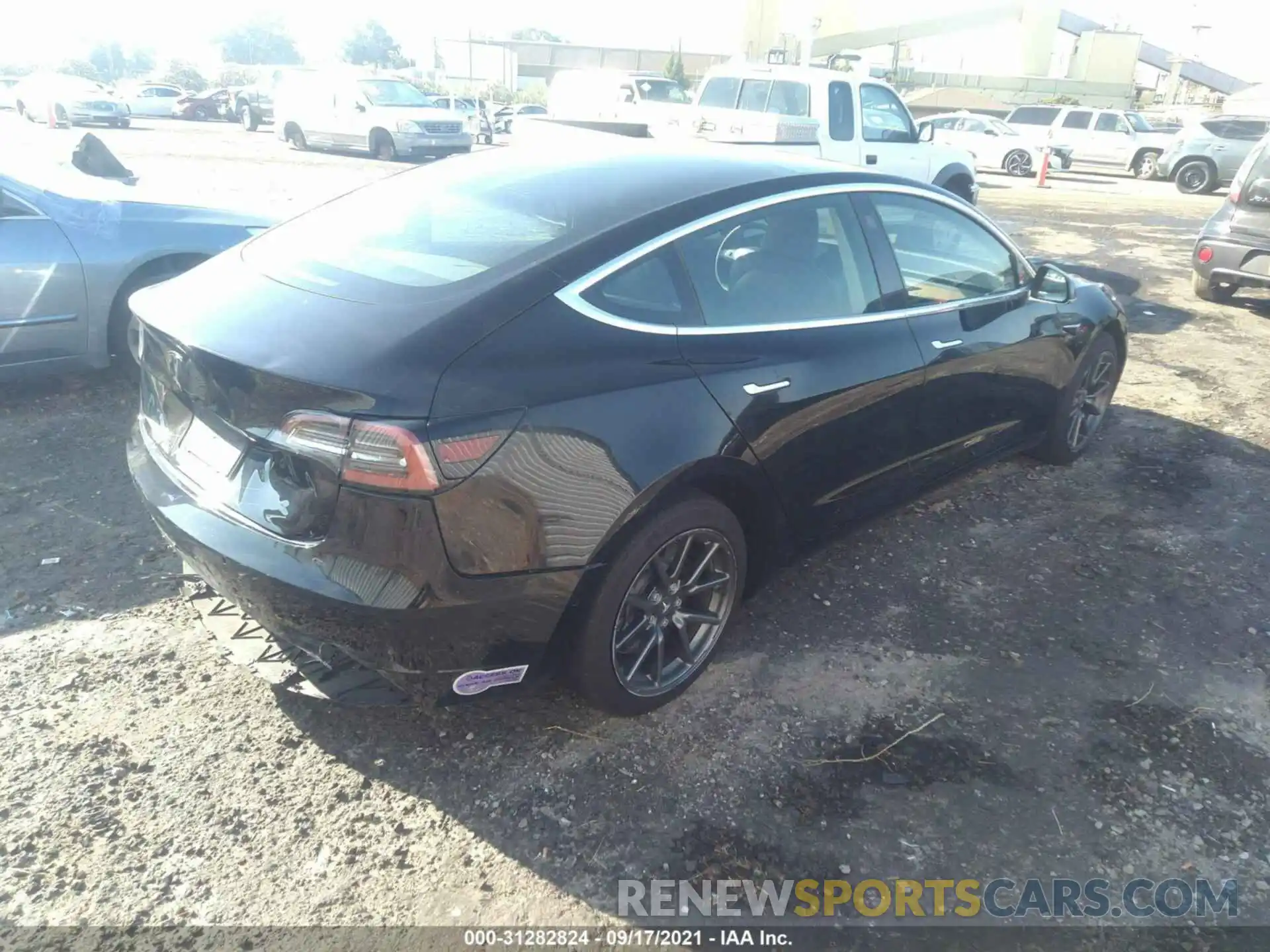 4 Photograph of a damaged car 5YJ3E1EA1KF297385 TESLA MODEL 3 2019