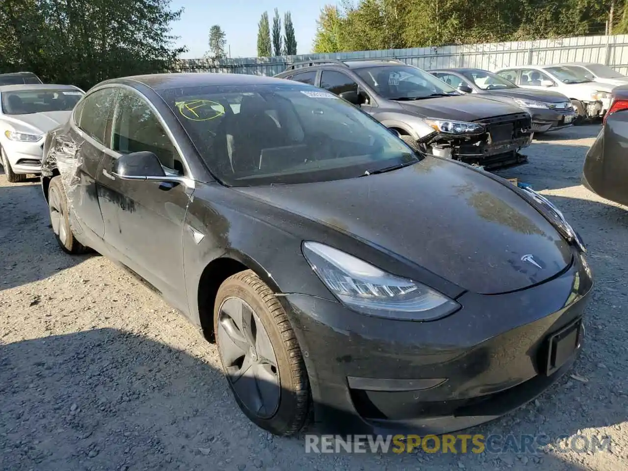 1 Фотография поврежденного автомобиля 5YJ3E1EA1KF297788 TESLA MODEL 3 2019