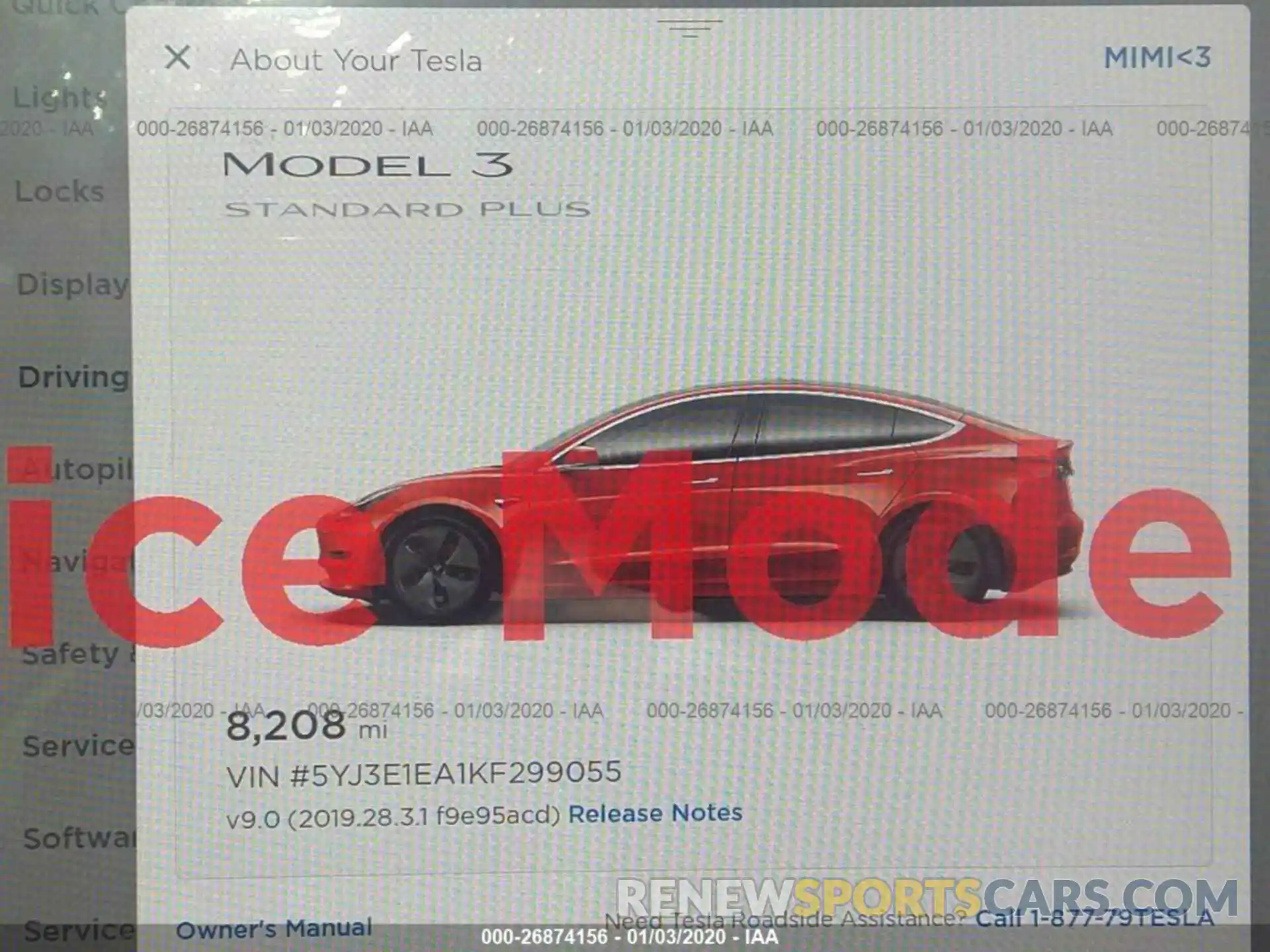 7 Photograph of a damaged car 5YJ3E1EA1KF299055 TESLA MODEL 3 2019