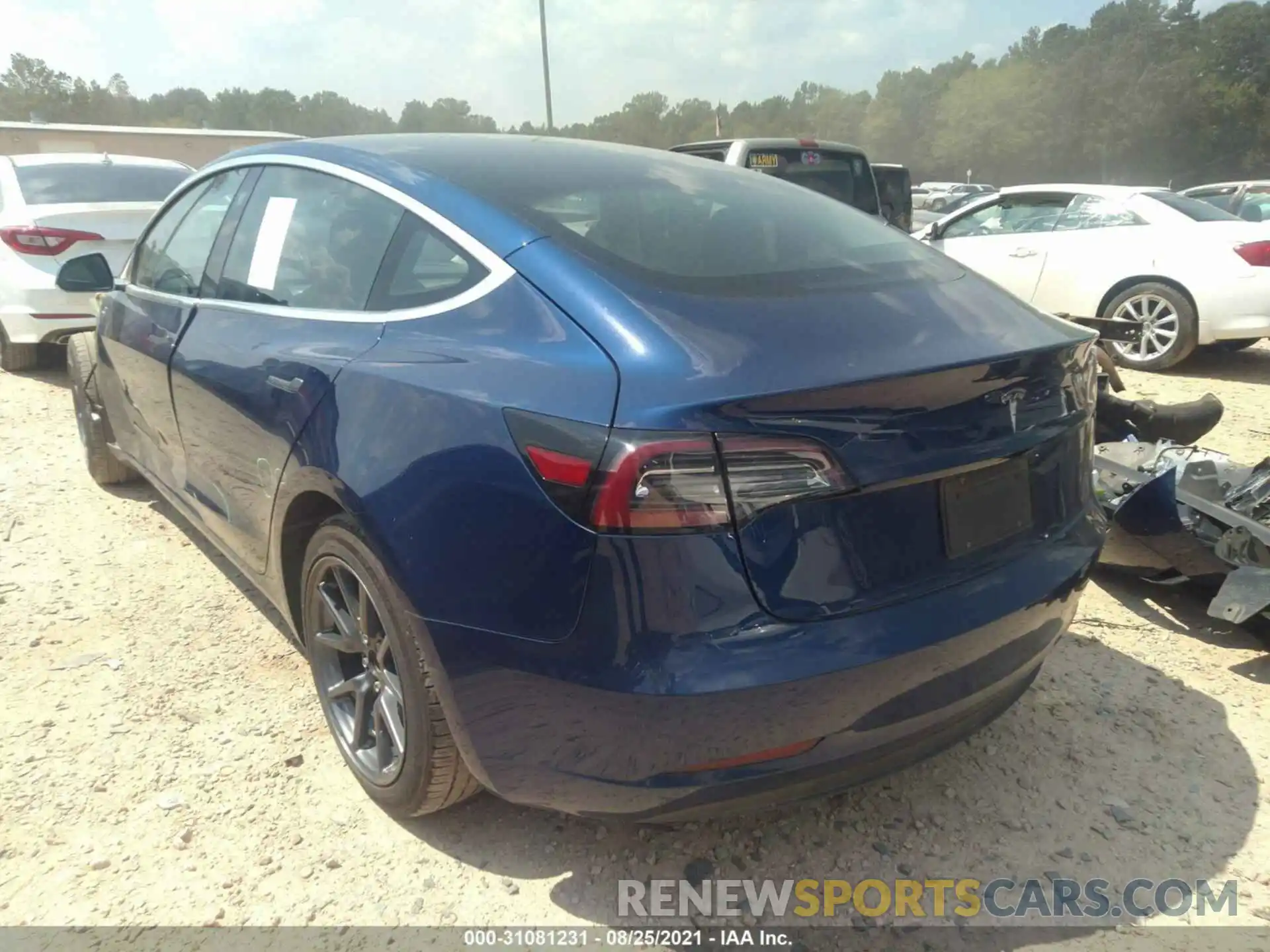 3 Photograph of a damaged car 5YJ3E1EA1KF299458 TESLA MODEL 3 2019