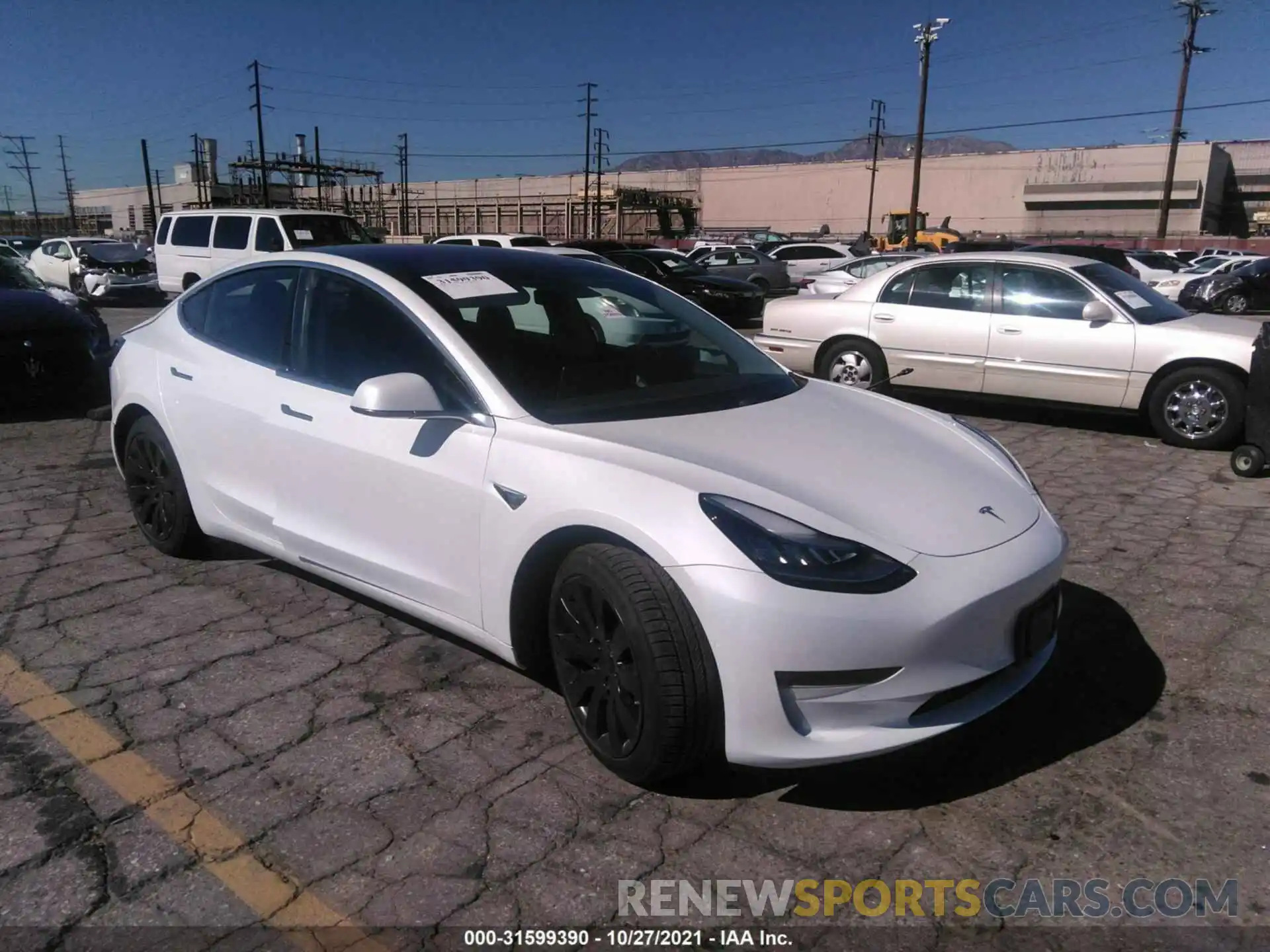 1 Фотография поврежденного автомобиля 5YJ3E1EA1KF300219 TESLA MODEL 3 2019