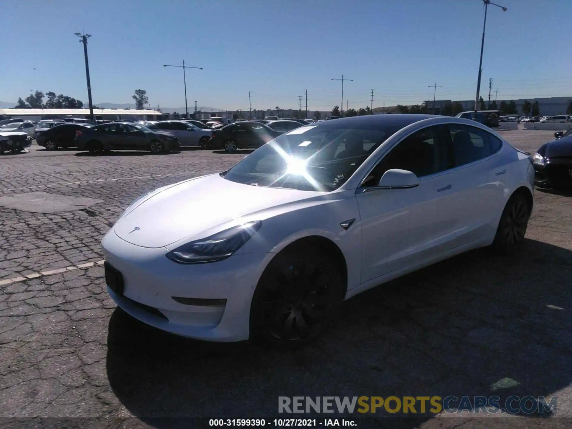 2 Фотография поврежденного автомобиля 5YJ3E1EA1KF300219 TESLA MODEL 3 2019