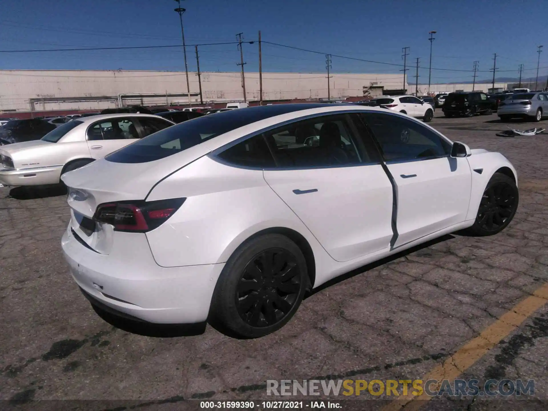 4 Фотография поврежденного автомобиля 5YJ3E1EA1KF300219 TESLA MODEL 3 2019