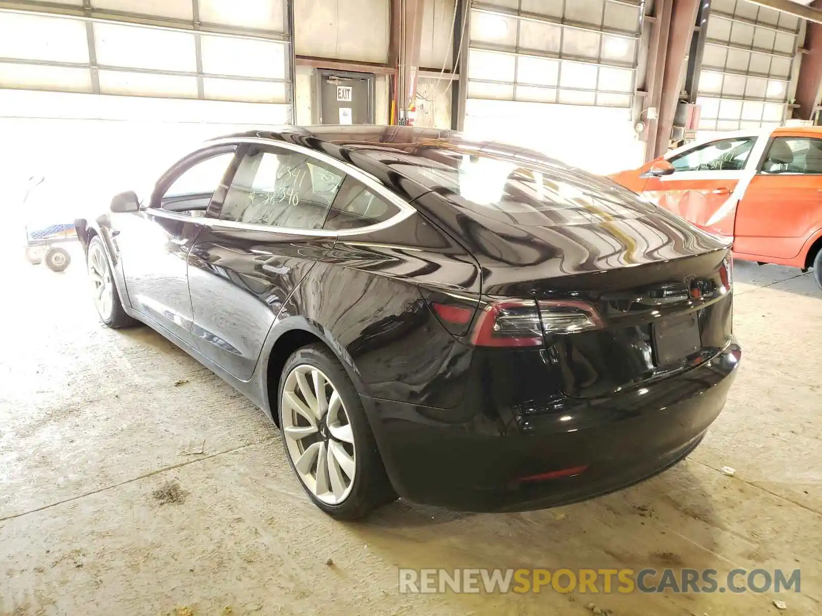 3 Photograph of a damaged car 5YJ3E1EA1KF300690 TESLA MODEL 3 2019