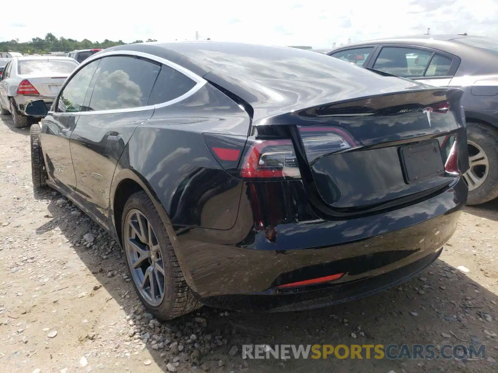 3 Photograph of a damaged car 5YJ3E1EA1KF301631 TESLA MODEL 3 2019