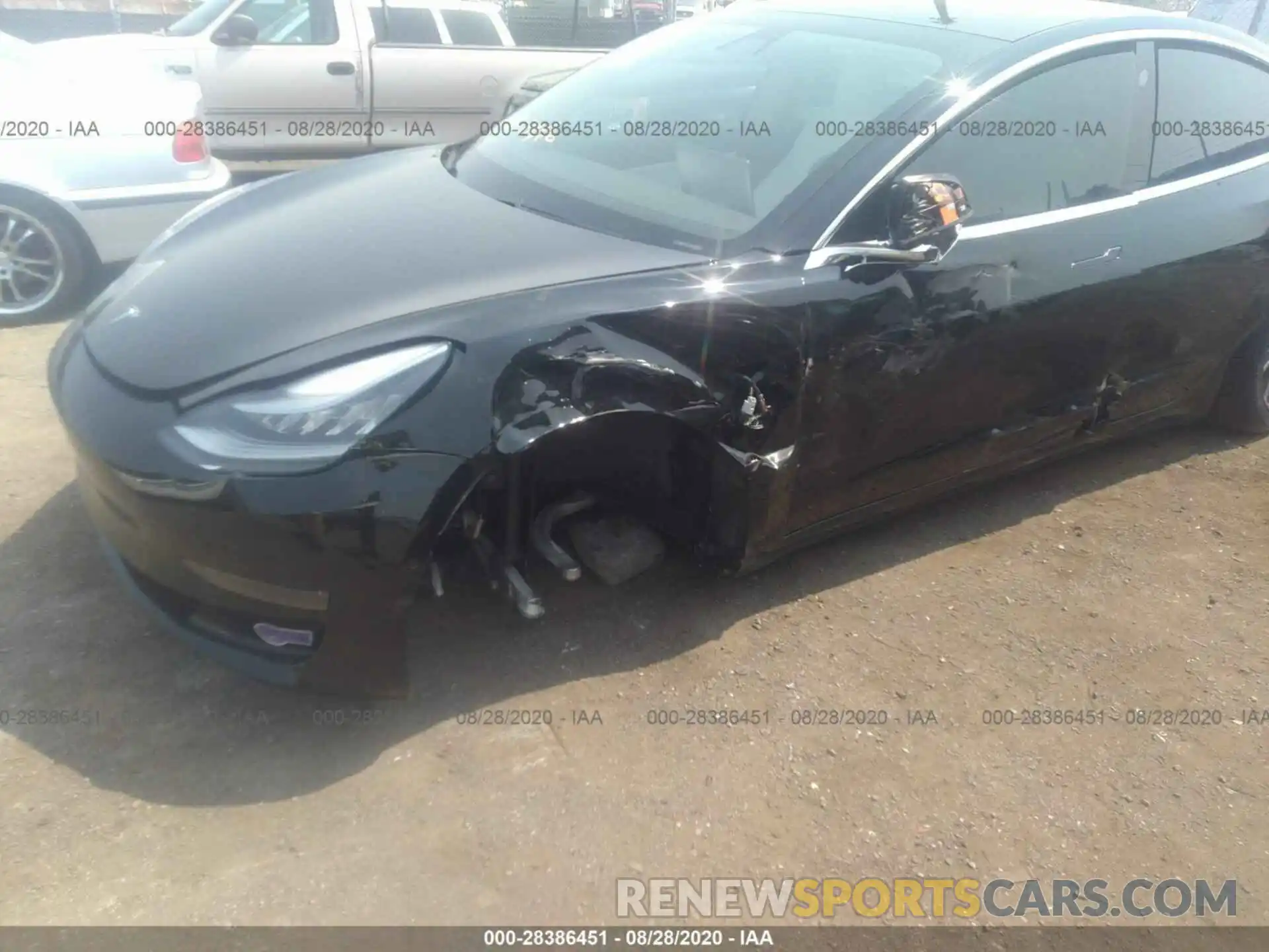 6 Photograph of a damaged car 5YJ3E1EA1KF301712 TESLA MODEL 3 2019