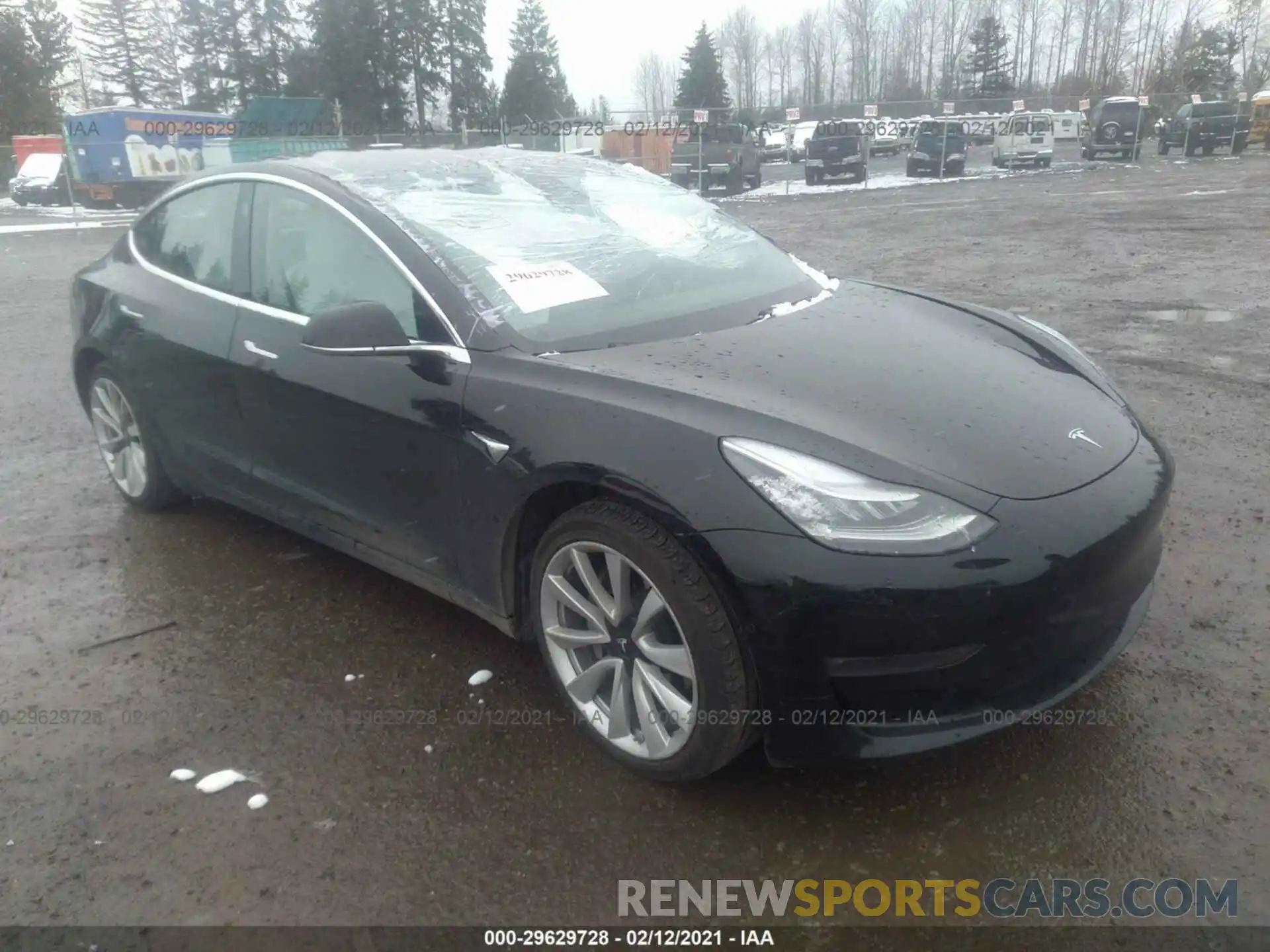 1 Фотография поврежденного автомобиля 5YJ3E1EA1KF302228 TESLA MODEL 3 2019