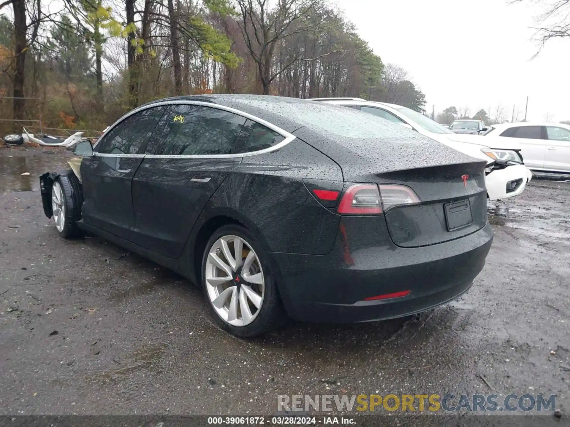 3 Photograph of a damaged car 5YJ3E1EA1KF302276 TESLA MODEL 3 2019