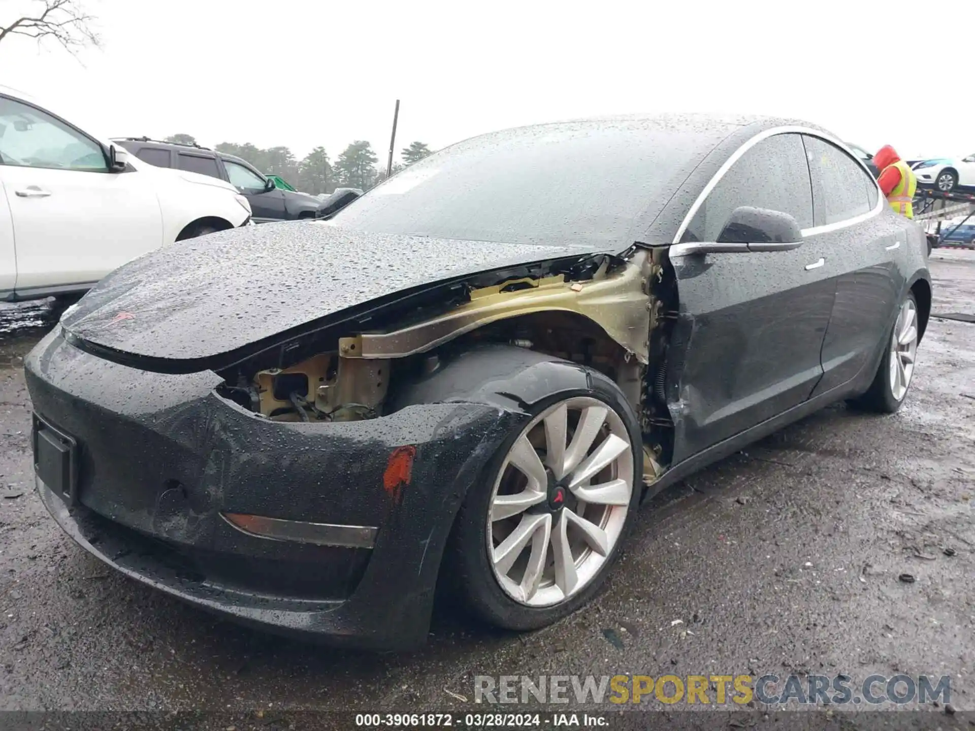 6 Photograph of a damaged car 5YJ3E1EA1KF302276 TESLA MODEL 3 2019