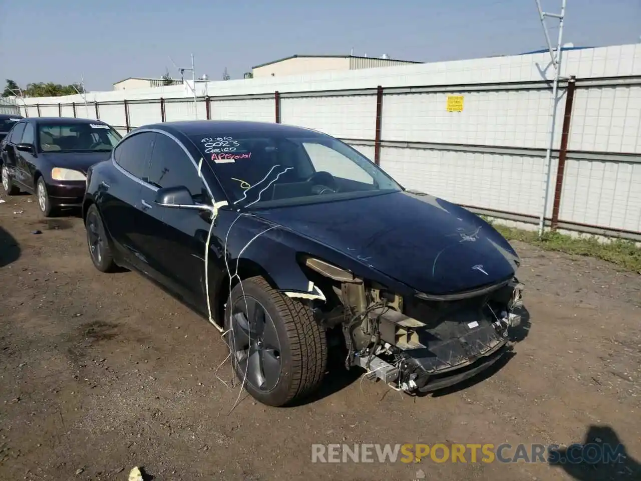 1 Фотография поврежденного автомобиля 5YJ3E1EA1KF304397 TESLA MODEL 3 2019