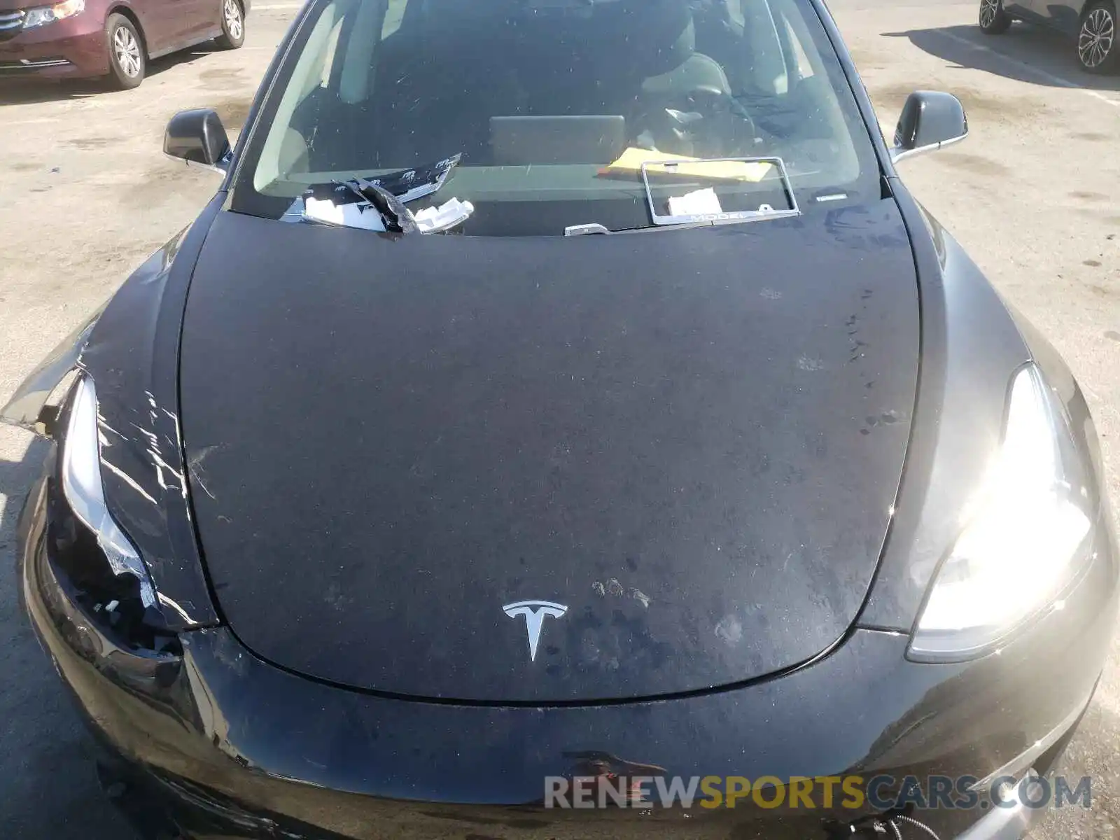 7 Photograph of a damaged car 5YJ3E1EA1KF304805 TESLA MODEL 3 2019