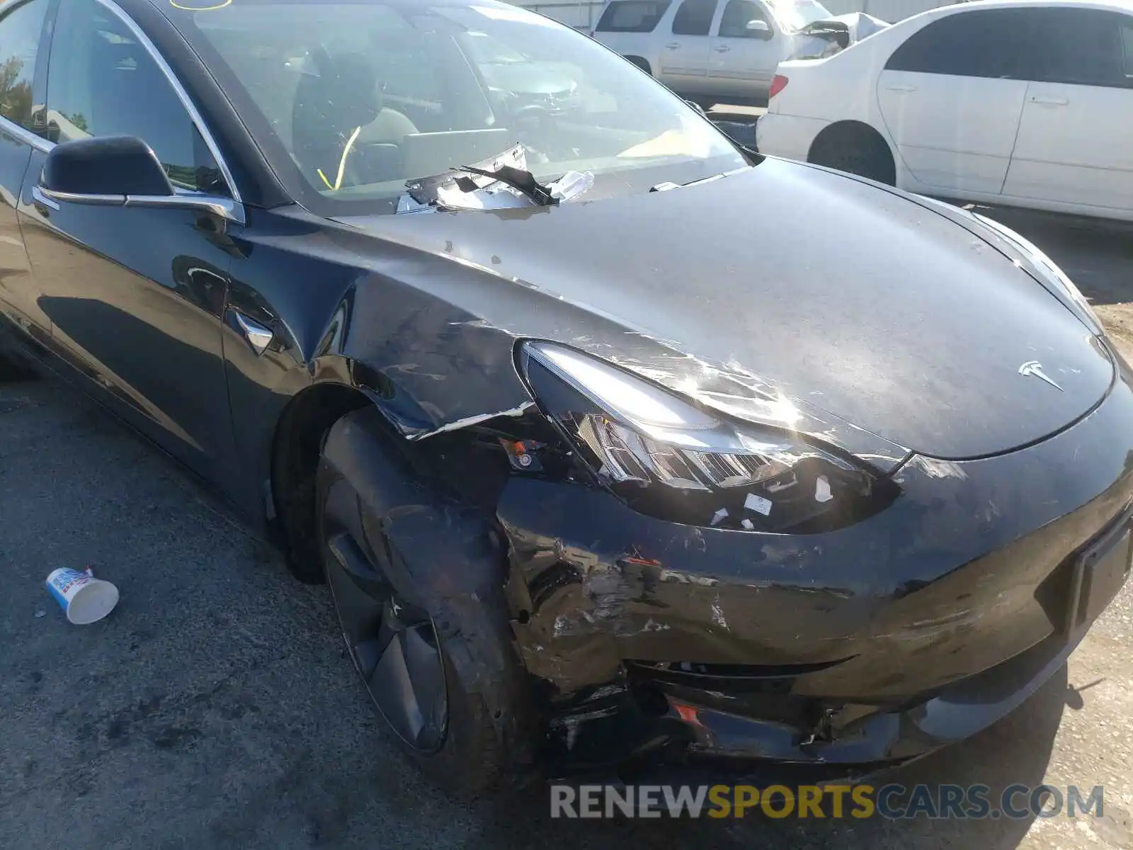 9 Photograph of a damaged car 5YJ3E1EA1KF304805 TESLA MODEL 3 2019