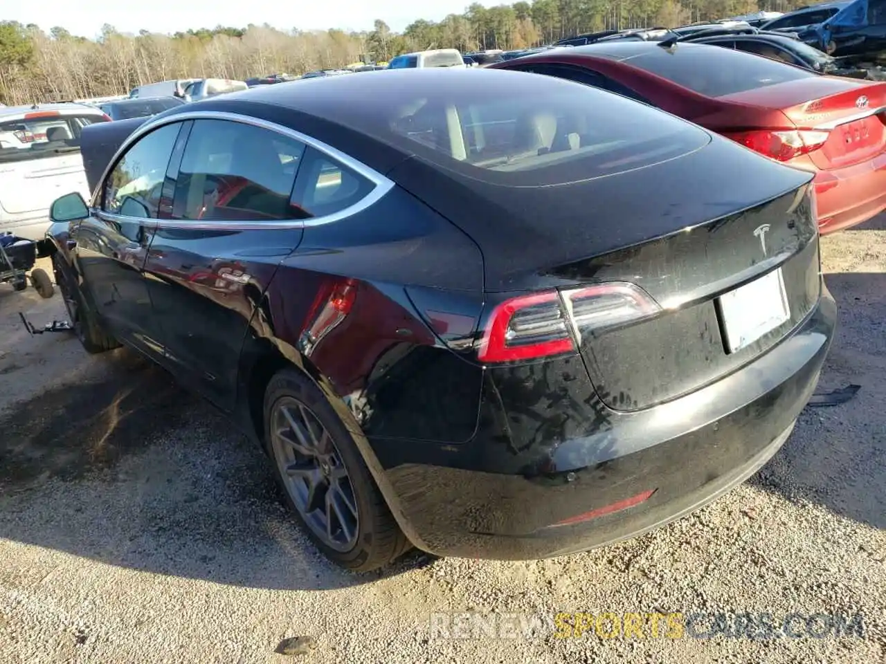 3 Photograph of a damaged car 5YJ3E1EA1KF305839 TESLA MODEL 3 2019