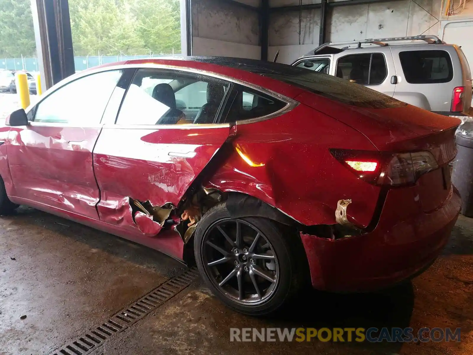 9 Photograph of a damaged car 5YJ3E1EA1KF307087 TESLA MODEL 3 2019