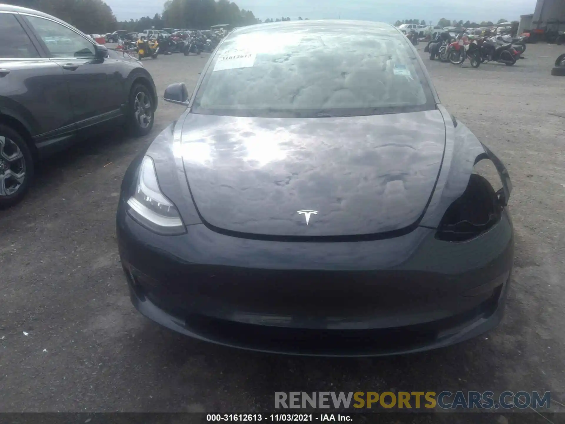 10 Photograph of a damaged car 5YJ3E1EA1KF307364 TESLA MODEL 3 2019