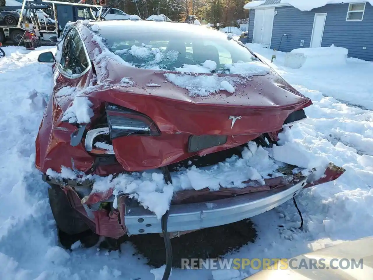 6 Photograph of a damaged car 5YJ3E1EA1KF308594 TESLA MODEL 3 2019