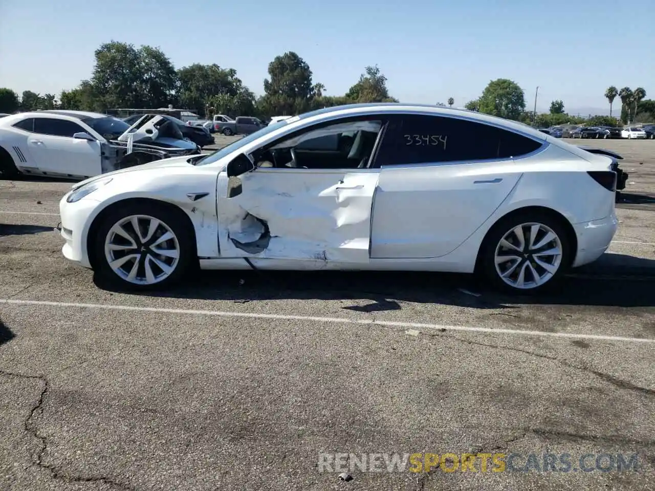 9 Photograph of a damaged car 5YJ3E1EA1KF311706 TESLA MODEL 3 2019