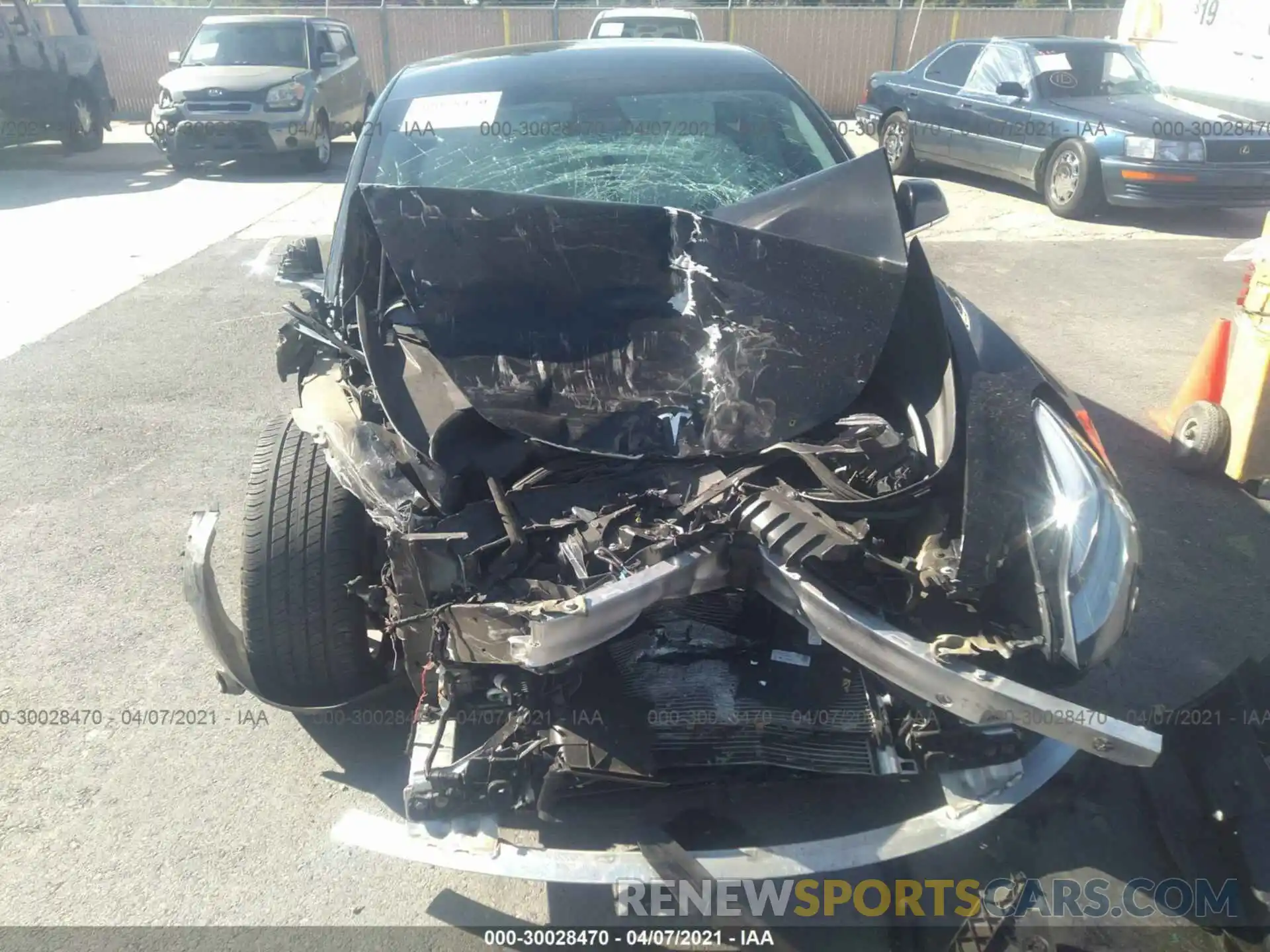 6 Photograph of a damaged car 5YJ3E1EA1KF312662 TESLA MODEL 3 2019