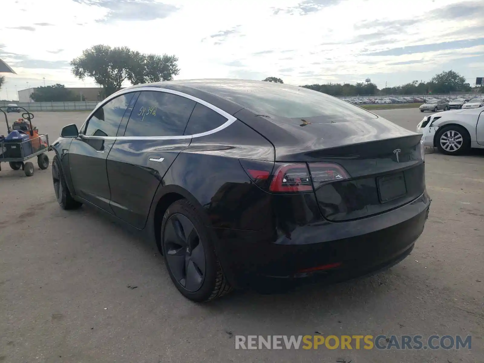 3 Photograph of a damaged car 5YJ3E1EA1KF314816 TESLA MODEL 3 2019