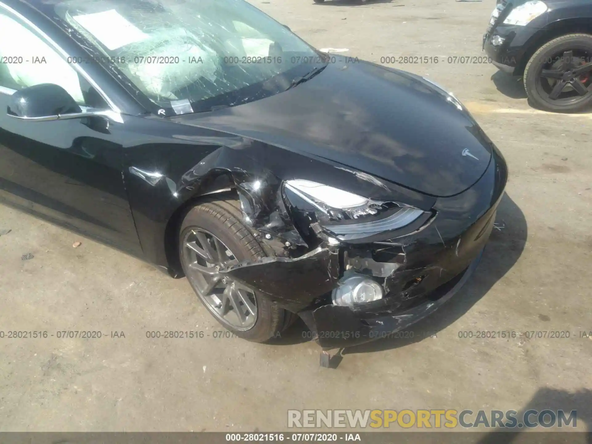 6 Photograph of a damaged car 5YJ3E1EA1KF323466 TESLA MODEL 3 2019