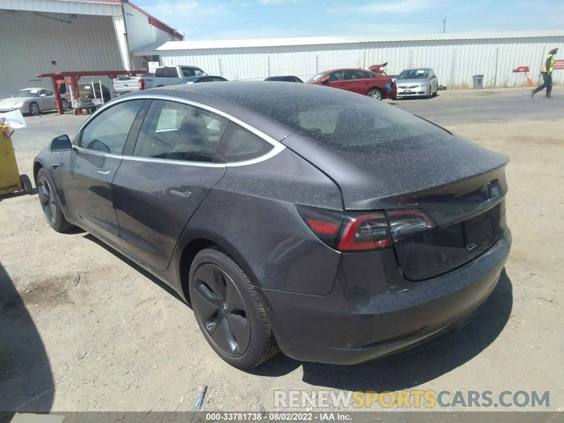 3 Photograph of a damaged car 5YJ3E1EA1KF325671 TESLA MODEL 3 2019