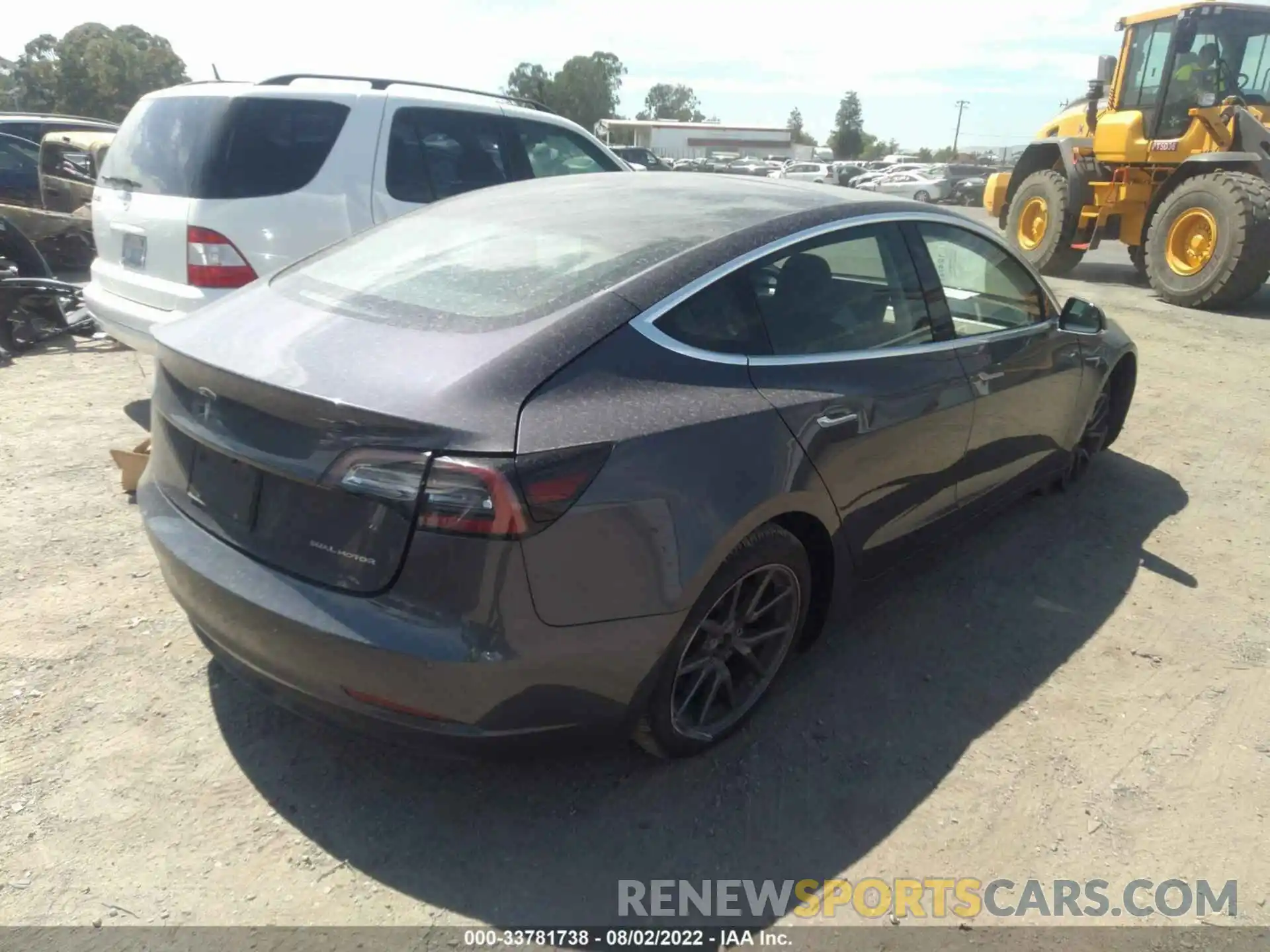 4 Photograph of a damaged car 5YJ3E1EA1KF325671 TESLA MODEL 3 2019