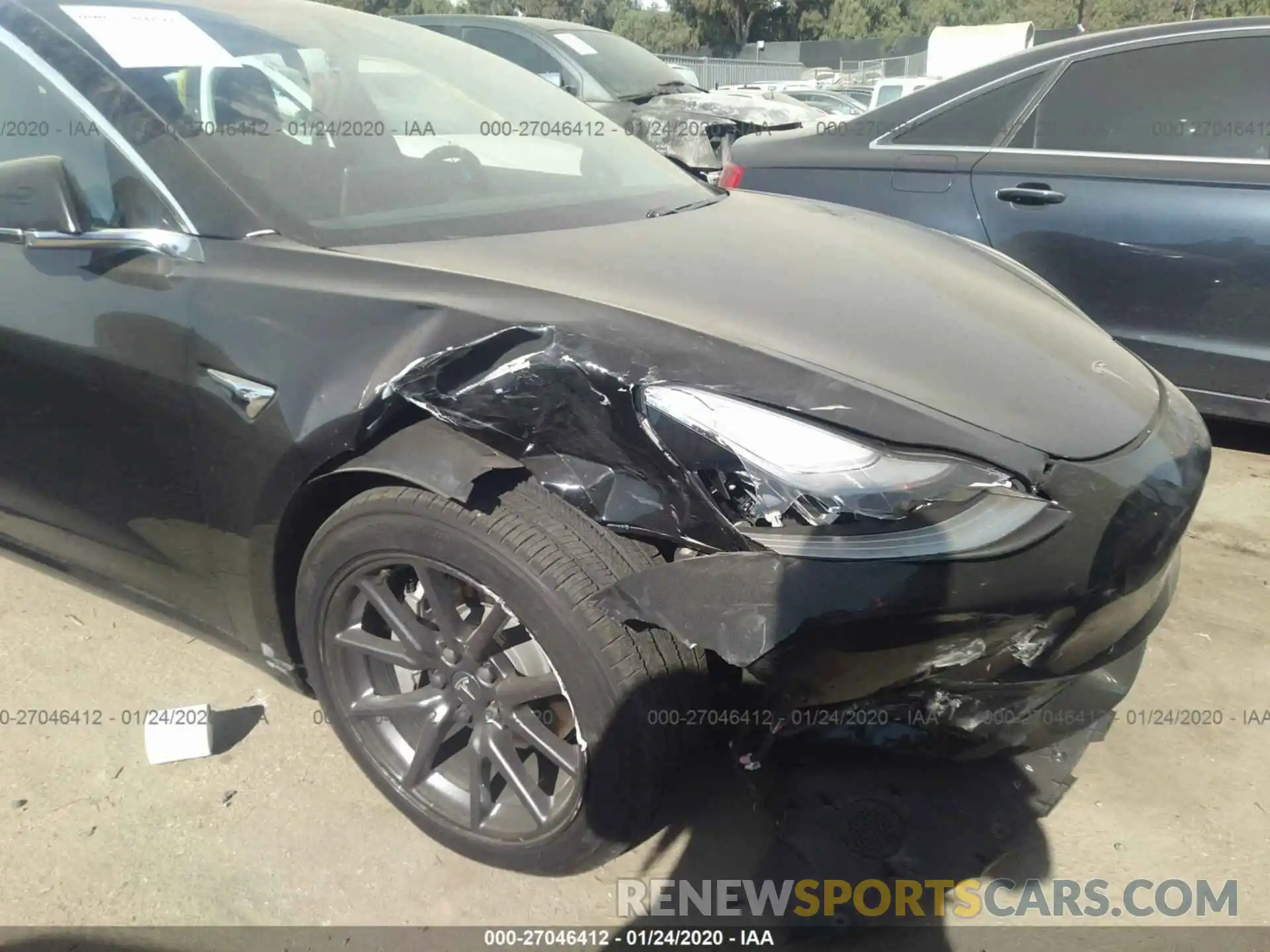 6 Photograph of a damaged car 5YJ3E1EA1KF344916 TESLA MODEL 3 2019