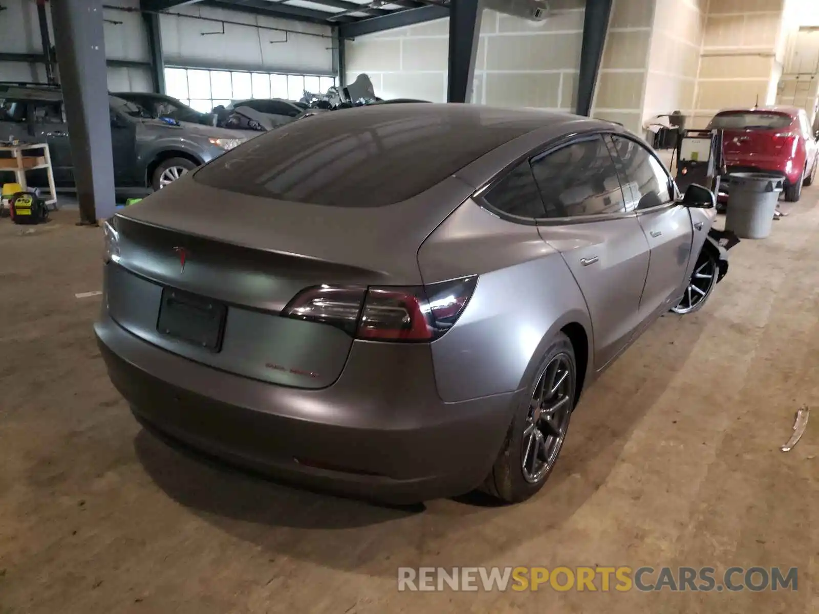 4 Photograph of a damaged car 5YJ3E1EA1KF362011 TESLA MODEL 3 2019