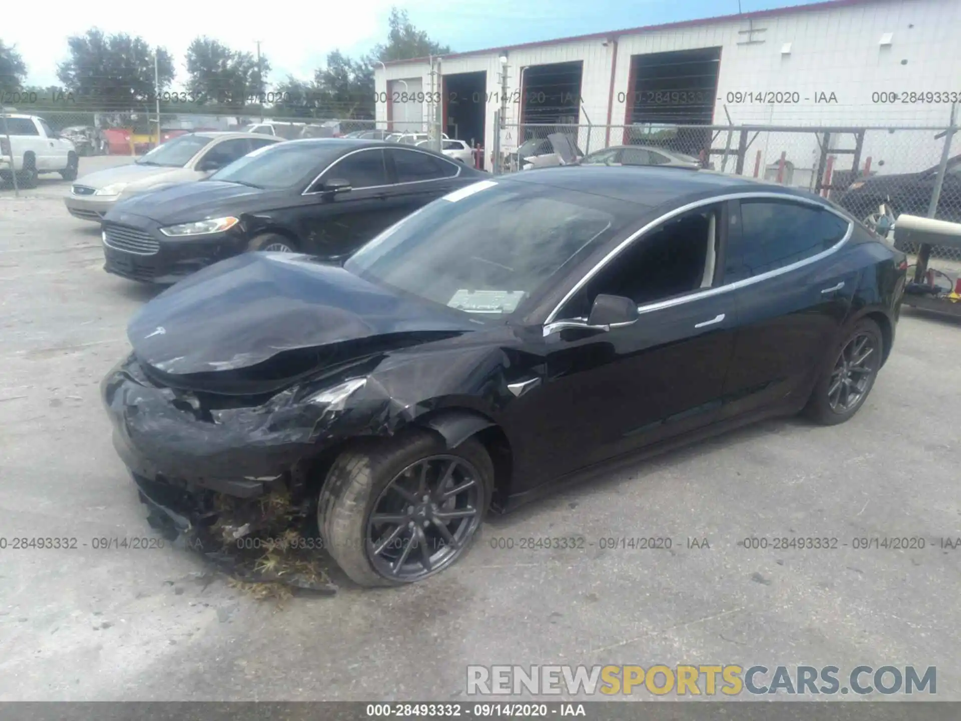 2 Photograph of a damaged car 5YJ3E1EA1KF395848 TESLA MODEL 3 2019