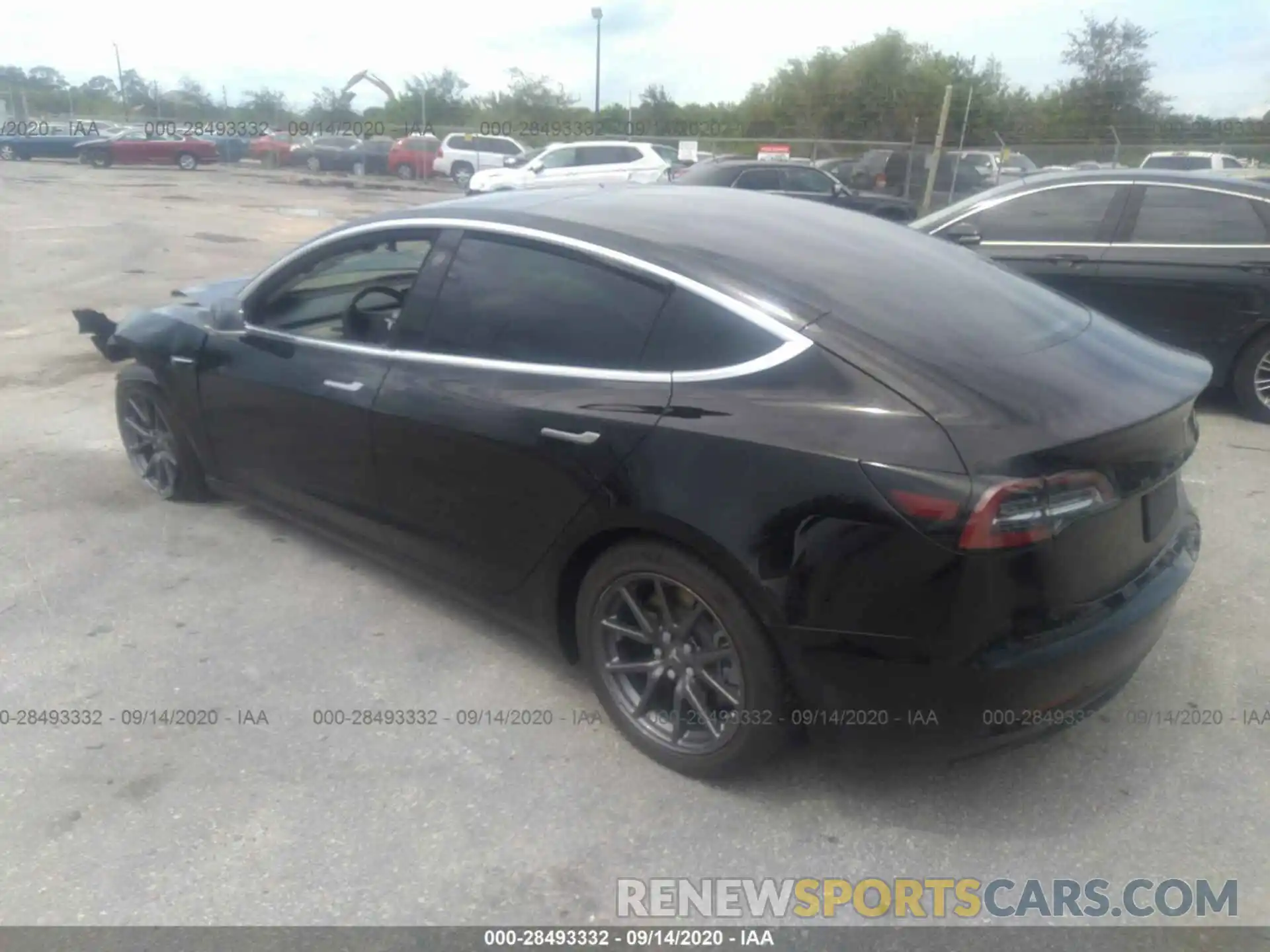 3 Photograph of a damaged car 5YJ3E1EA1KF395848 TESLA MODEL 3 2019