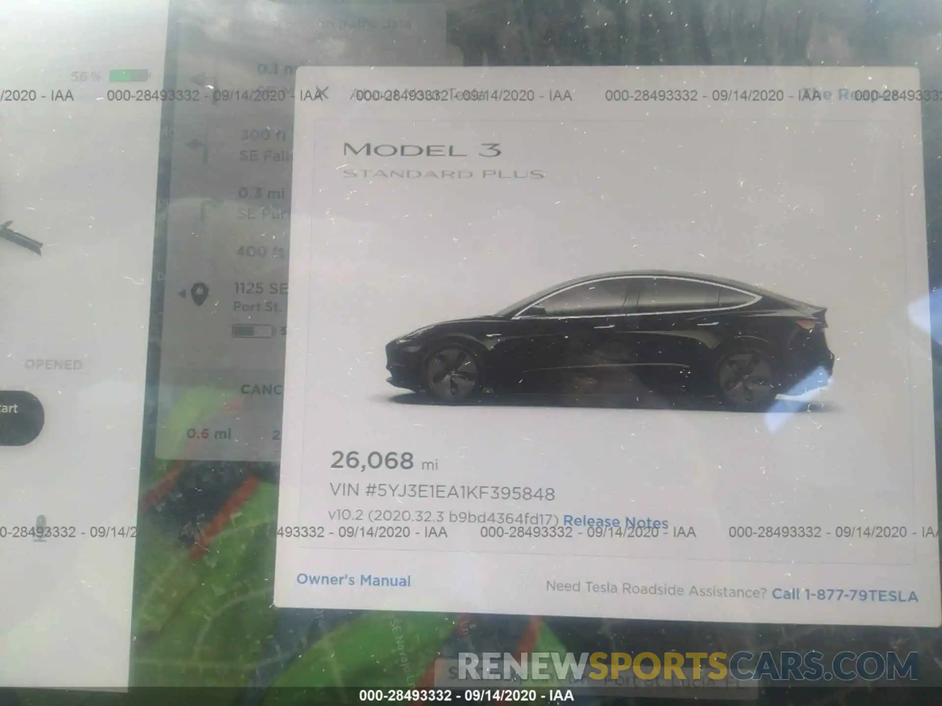 7 Photograph of a damaged car 5YJ3E1EA1KF395848 TESLA MODEL 3 2019