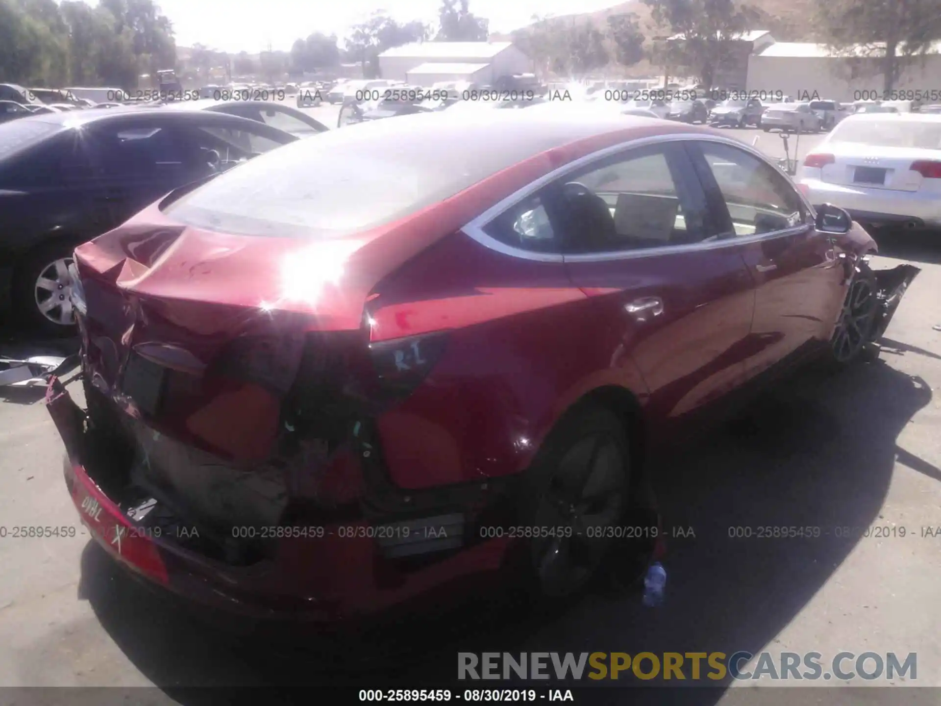 4 Photograph of a damaged car 5YJ3E1EA1KF396515 TESLA MODEL 3 2019