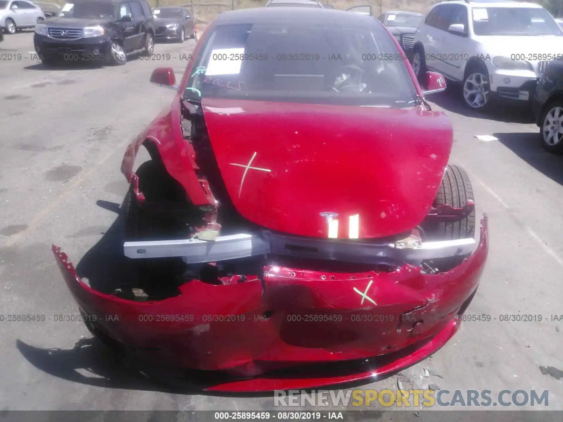 6 Photograph of a damaged car 5YJ3E1EA1KF396515 TESLA MODEL 3 2019