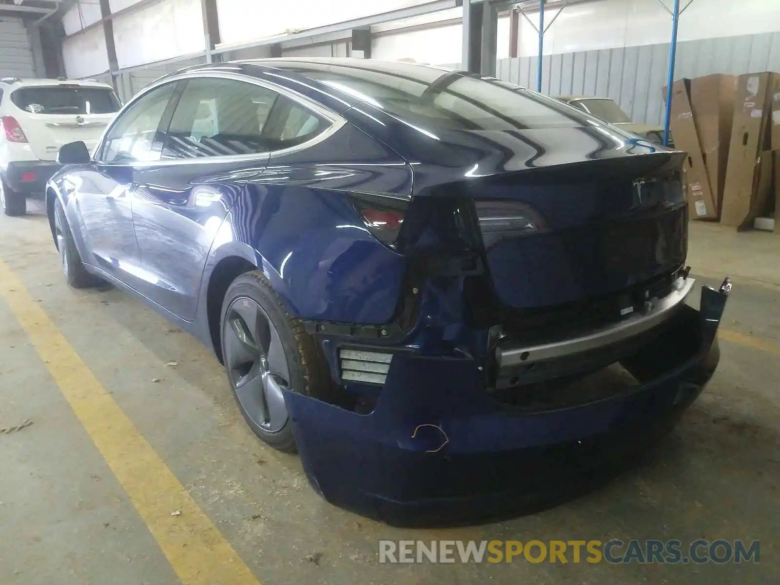 3 Photograph of a damaged car 5YJ3E1EA1KF396739 TESLA MODEL 3 2019