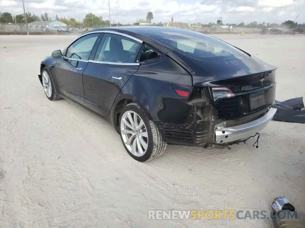 3 Photograph of a damaged car 5YJ3E1EA1KF397437 TESLA MODEL 3 2019