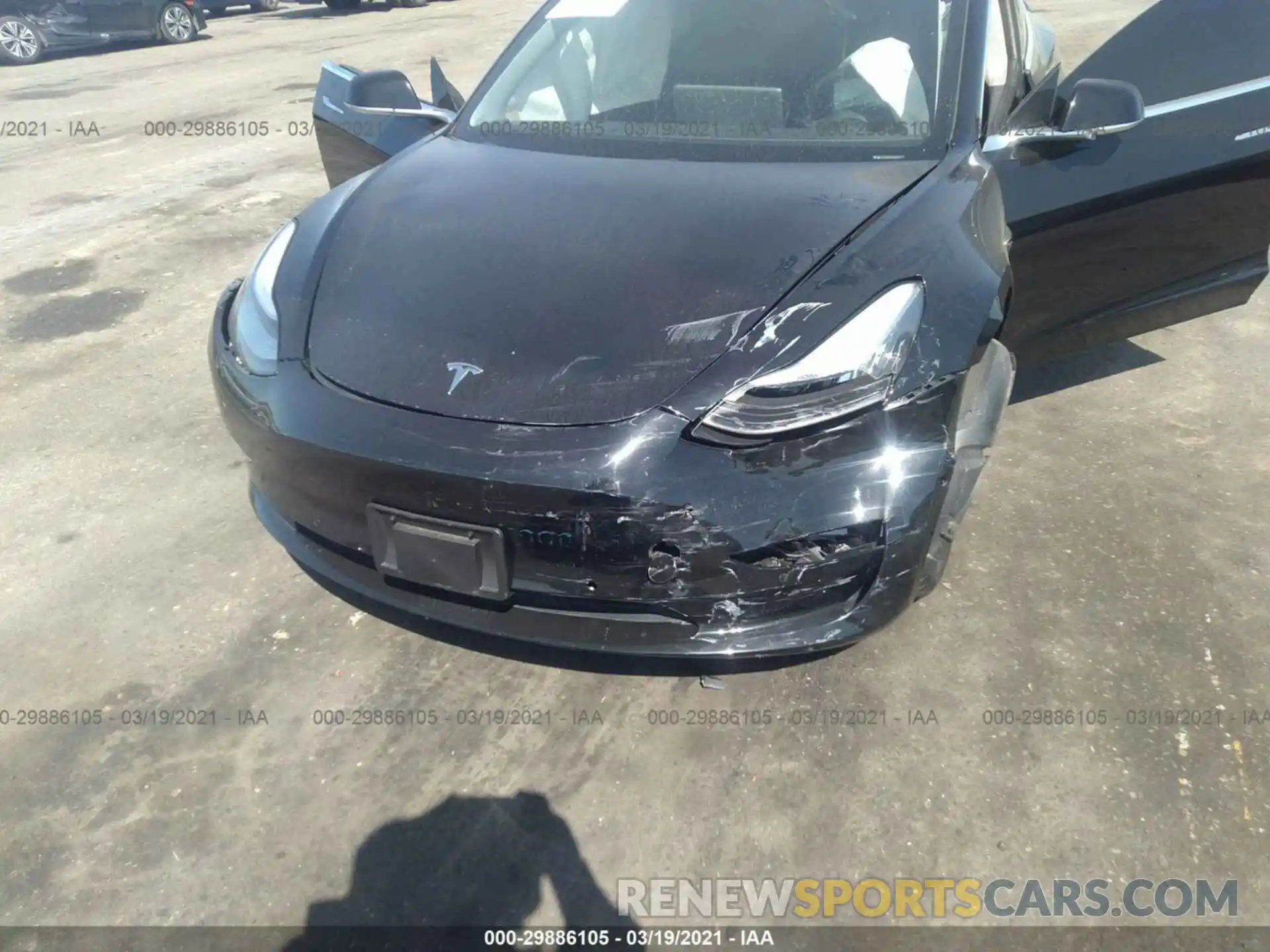 6 Фотография поврежденного автомобиля 5YJ3E1EA1KF398474 TESLA MODEL 3 2019