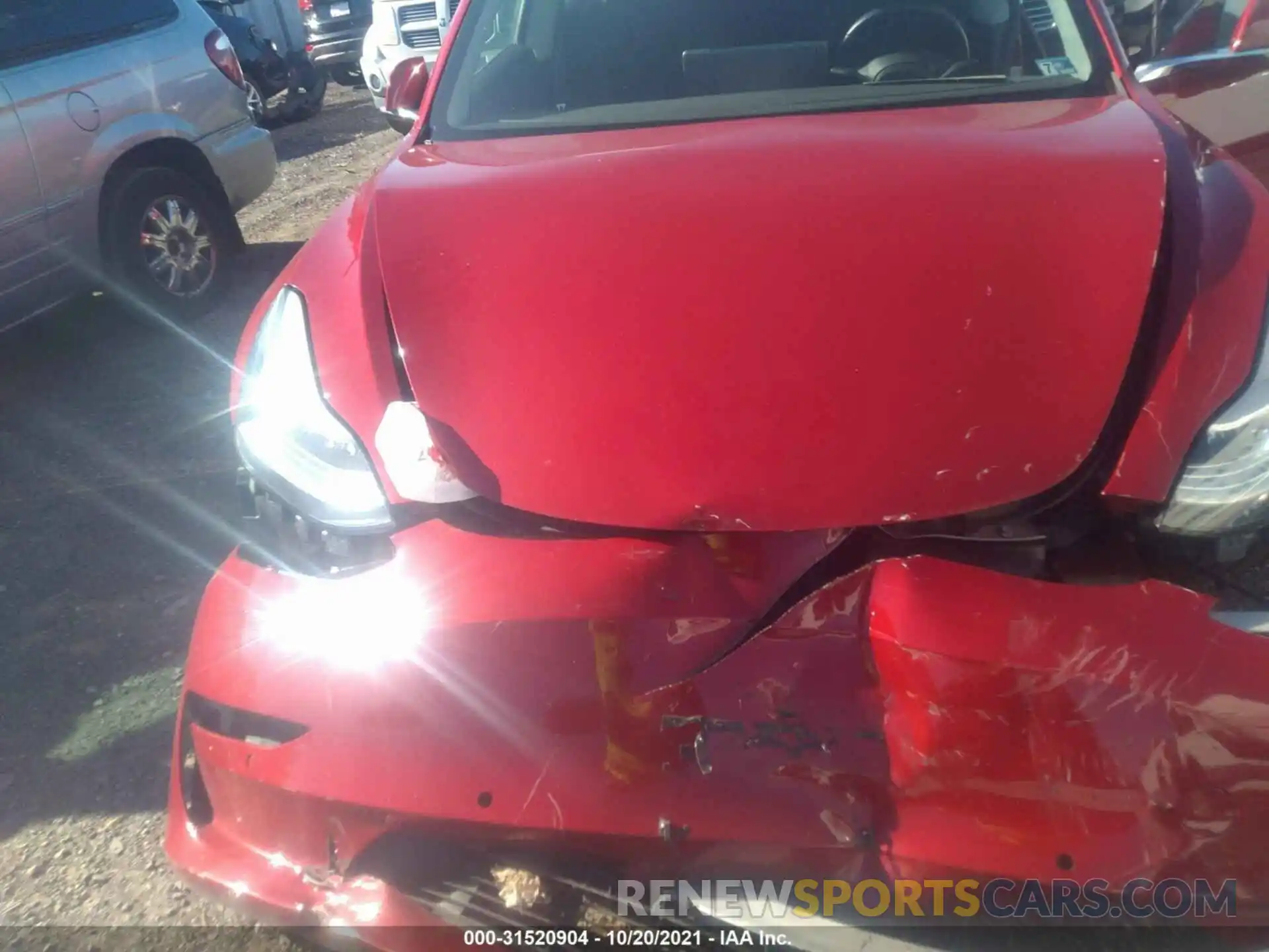 10 Photograph of a damaged car 5YJ3E1EA1KF400689 TESLA MODEL 3 2019