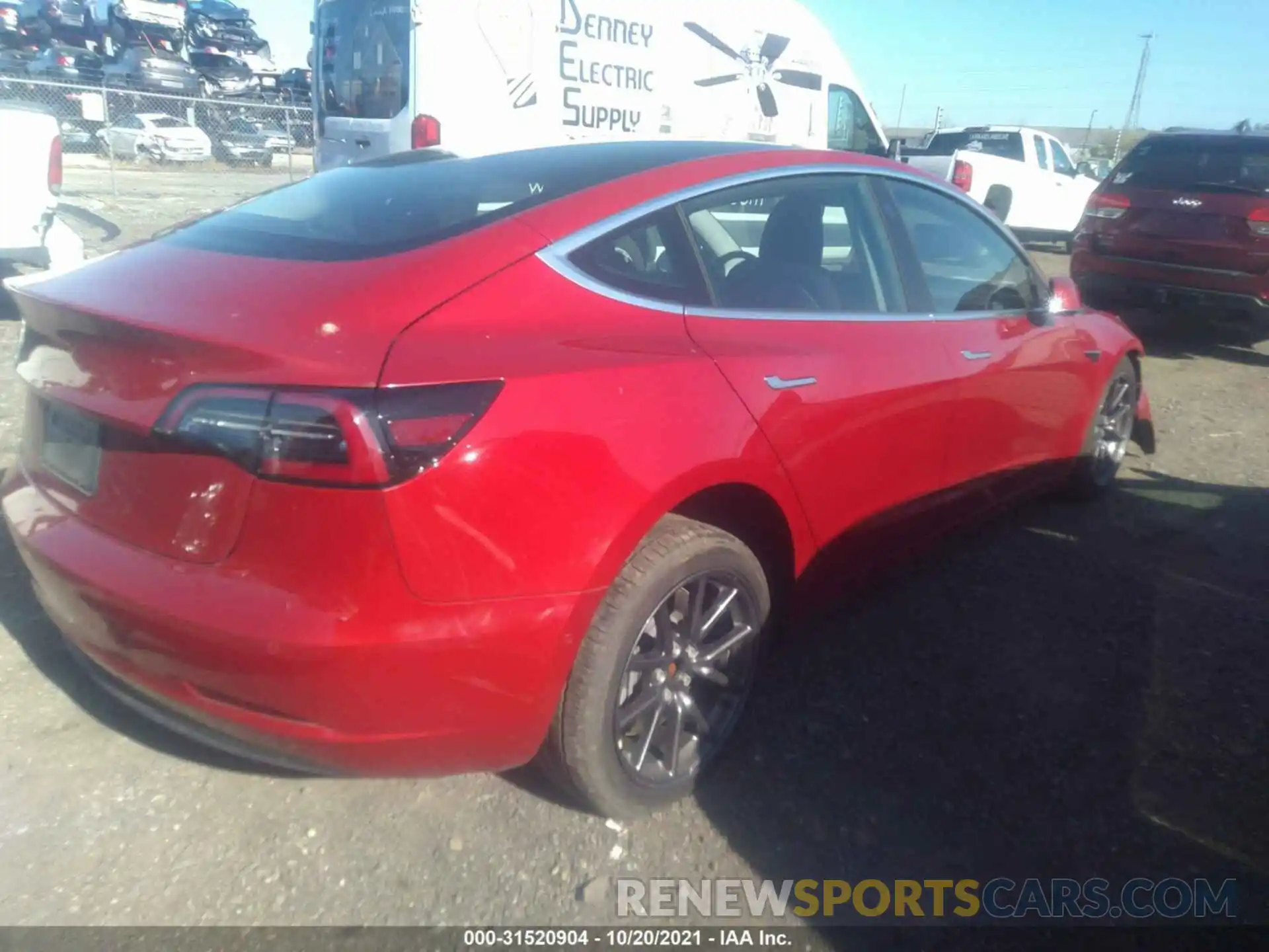 4 Photograph of a damaged car 5YJ3E1EA1KF400689 TESLA MODEL 3 2019