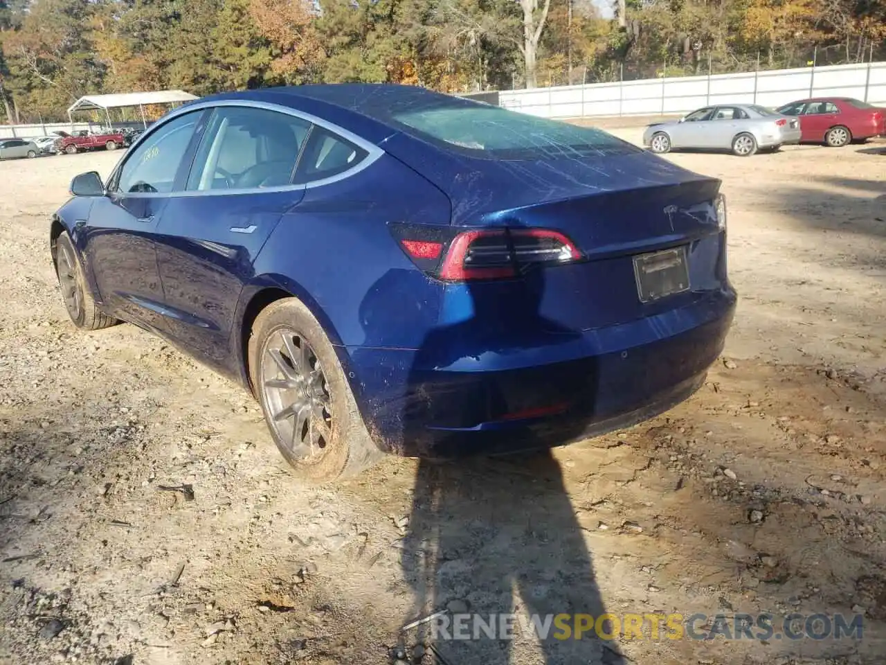 3 Photograph of a damaged car 5YJ3E1EA1KF401096 TESLA MODEL 3 2019